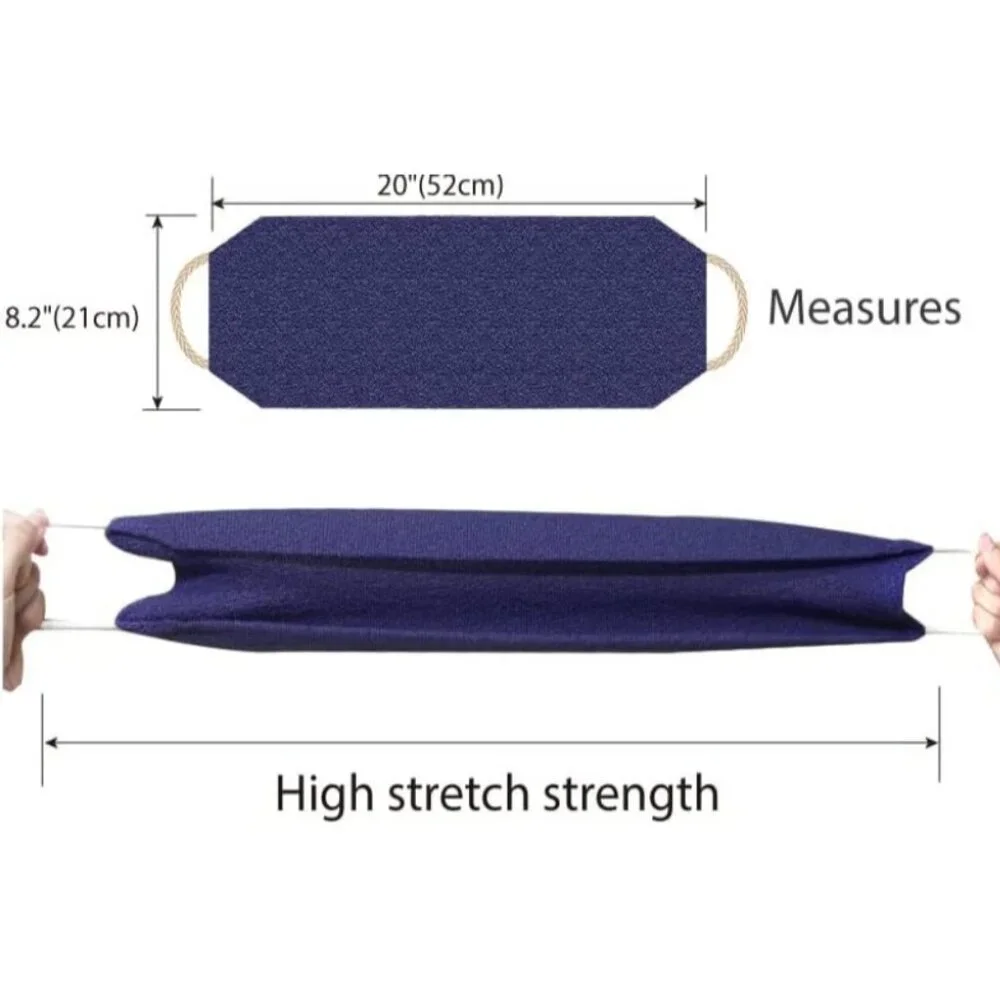 Evridwear Exfoliating Back Scrubber with Handles Two Sides for Body‎ Shower 1149
